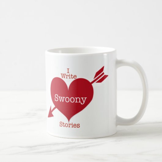 J'écris Swoony Stories Coffee Mug (Droite)