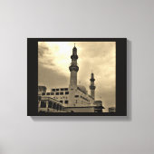Jeddah Mosque Canvas Afdruk (Voorkant)