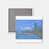 Jeddah saudi arabia magneet (Voorkant / Achterkant)