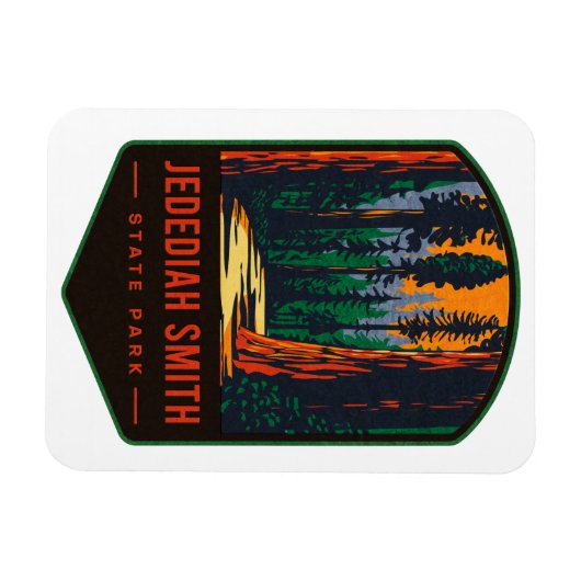 Jedediah Smith State Park Magneet (Horizontaal)