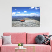 Jeep berg avontuur canvas afdruk (Insitu (Woonkamer))