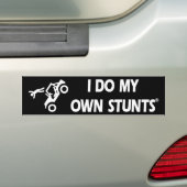 Jeep My Ewn Stunts Bumpersticker (Op auto)