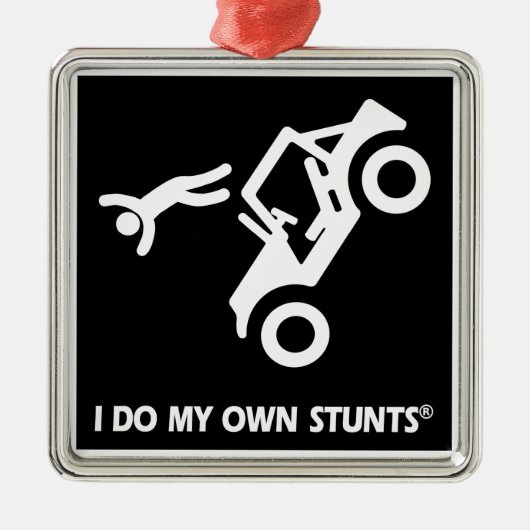 Jeep My Ewn Stunts Metalen Ornament (Voorkant)