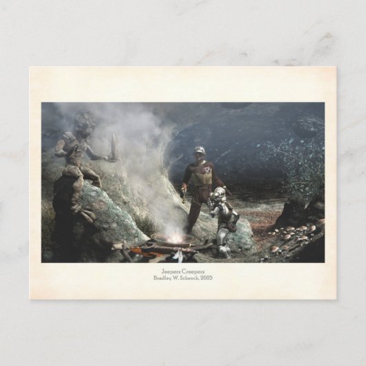Jeepers Creepers Briefkaart (Voorkant)