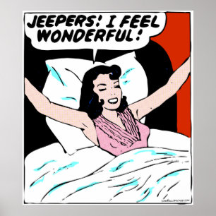 Jeepers! (grotere afmetingen) poster