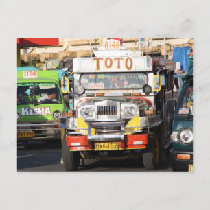 Jeepney Briefkaart