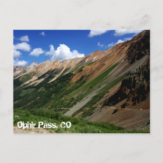 Jeeps op de Ophir-pas in Colorado Briefkaart