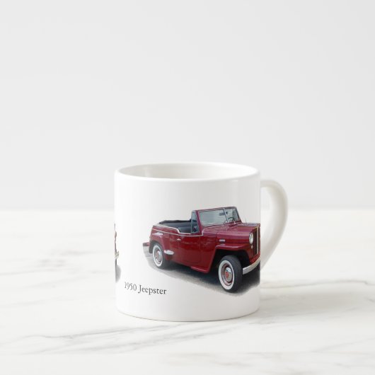 Jeepster espresso mug 1950 (Devant droit)