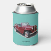 Jeepster koelbox 1950 blikjeskoeler (Blikje Achterkant)