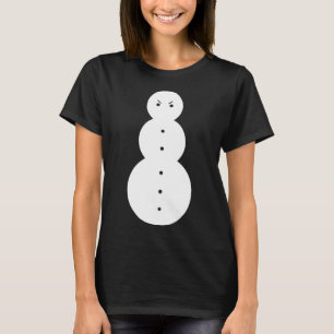 Jeezy Snowman Funny Angry Snowman T-shirt
