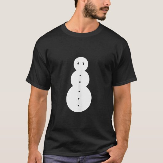 Jeezy Snowman Funny Angry Snowman Tank Top (Voorkant)