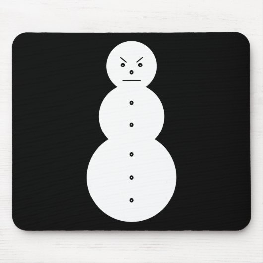 Jeezy Snowman - Hiphop Angry Snowman Jeezy Christm Muismat (Voorkant)