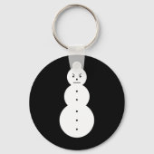 Jeezy Snowman - Hiphop Angry Snowman Jeezy Kerstmi Sleutelhanger (Voorkant)