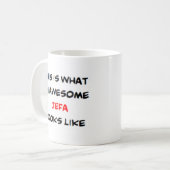 jefa, énorme tasse de café (Devant gauche)
