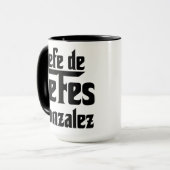 Jefe de Jefes Parrain Café Mug (Devant gauche)