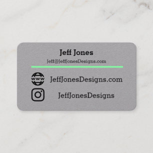 Jeff Cards New Visitekaartje