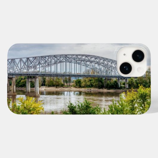 Jeff City Bridge Case-Mate iPhone Case (Achterkant (horizontaal))