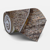 Jeff City Railroad Tracks Stropdas (Opgerold)