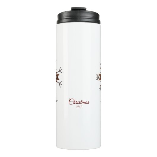 Jeff en Deedee reisnug Thermal Tumbler Thermosbeker (Voorkant)