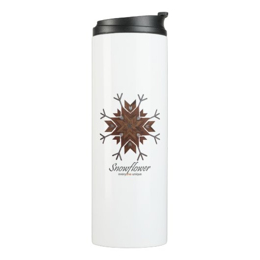 Jeff en Deedee reisnug Thermal Tumbler Thermosbeker (Gedraaid links)