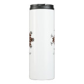 Jeff en Deedee reisnug Thermal Tumbler Thermosbeker (Achterkant)