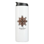 Jeff en Deedee reisnug Thermal Tumbler Thermosbeker (Geroteerd rechts)