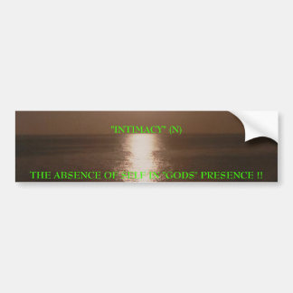 Jeff Price sunset, Bumpersticker