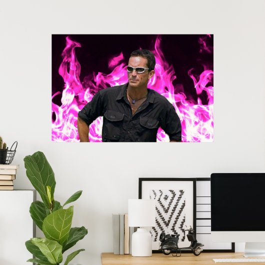 Jeff Probst Poster (Thuiskantoor)