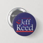 Jeff Reed voor het Congres Ronde Button 5,7 Cm (Voorkant /achterkant)