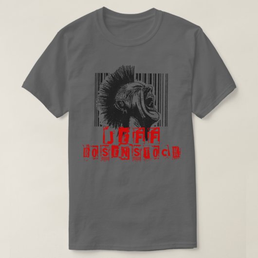 jeff rosenstock sur le punk à code barre TShirt (Design devant)