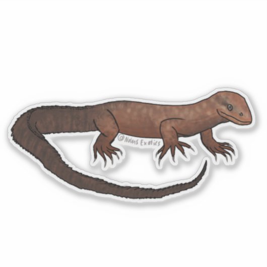 Jeff the Ackie vinyl sticker  (Voorkant)