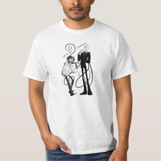 Jeff the Killer Slender Man T-shirt (Voorkant)