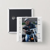 JEFF VIERKANTE BUTTON 5,1 CM (Voorkant /achterkant)