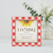 J'effectue des invitations au barbecue En vichy ro (Debout devant)