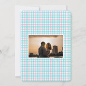 J'effectue des invitations de Fiançailles de Fêtes (Dos)