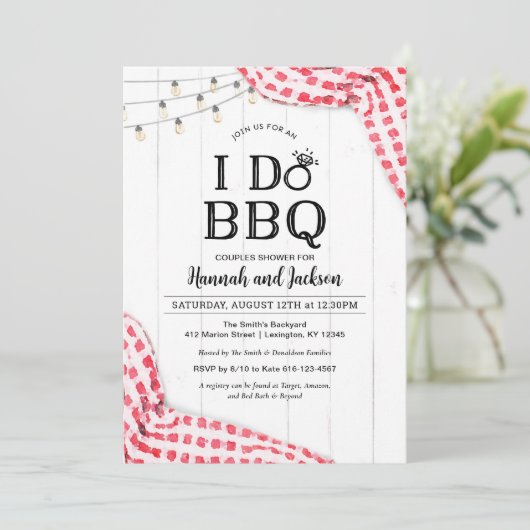 J'Effectue Une Invitation BBQ (Debout devant)