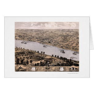 Jefferson City, MO Panoramic Map - 1869