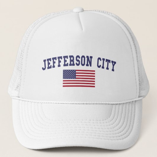 Jefferson City US Flag Trucker Pet (Voorkant)