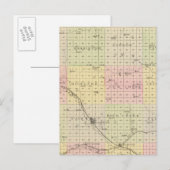 Jefferson County, Nebraska Briefkaart (Voorkant / Achterkant)