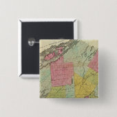 Jefferson County Vierkante Button 5,1 Cm (Voorkant /achterkant)