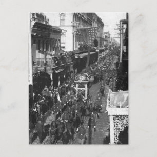 Jefferson Davis begrafenis in New Orleans: 1908 Briefkaart