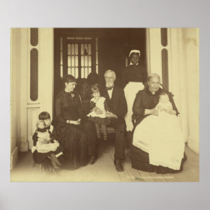 Jefferson Davis en drie generaties van E. Wilson Poster