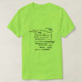 Jefferson Davis Parish Cajun Louisiana Tee Shirt