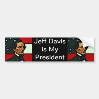 Jefferson Davis, President van de Confederatie Bumpersticker