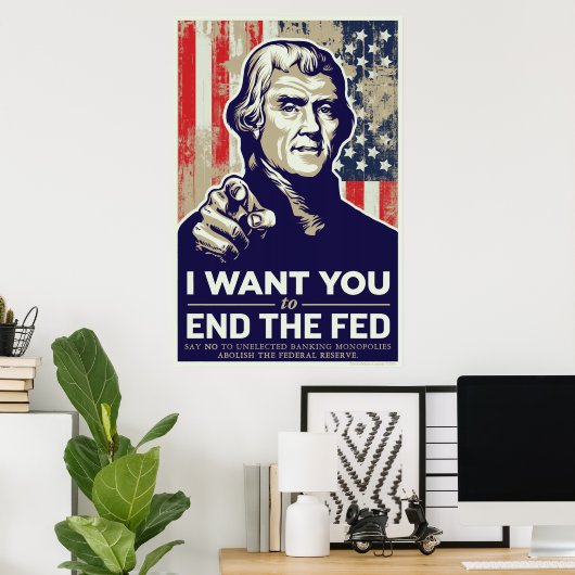 Jefferson End het Fed Poster (Thuiskantoor)