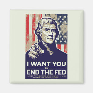 Jefferson End the Fed Magneet