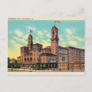 Jefferson Hotel, Richmond, Virginia Briefkaart