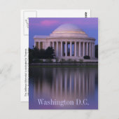 Jefferson Memorial Briefkaart (Voorkant / Achterkant)