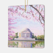 Jefferson Memorial Cherry Blossoms Ornament (Links)