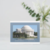 Jefferson Memorial Post Kaart (Staand voorkant)